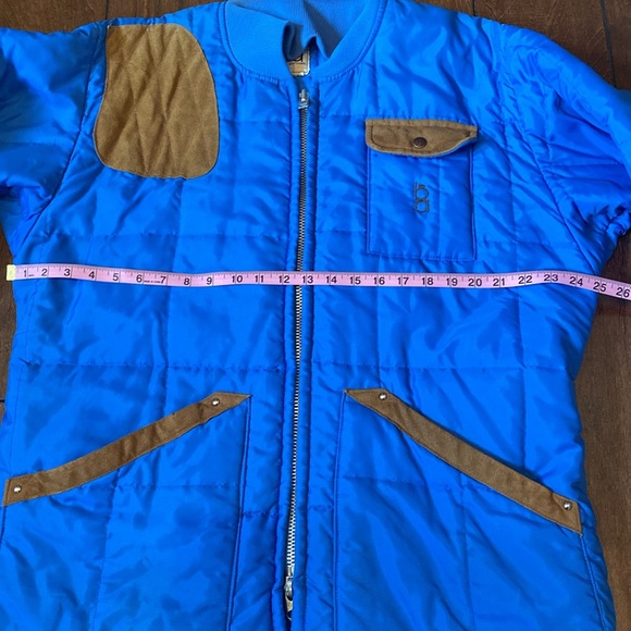 Bob Allen sportswear coat with suede patches vintage hunting - Picture 4 of 9